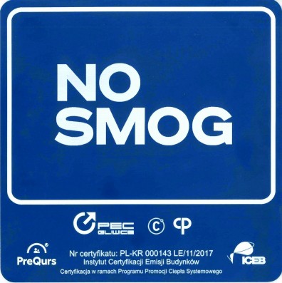 Oznaczenie No Smog dla budynków podłączonych do sieci PEC